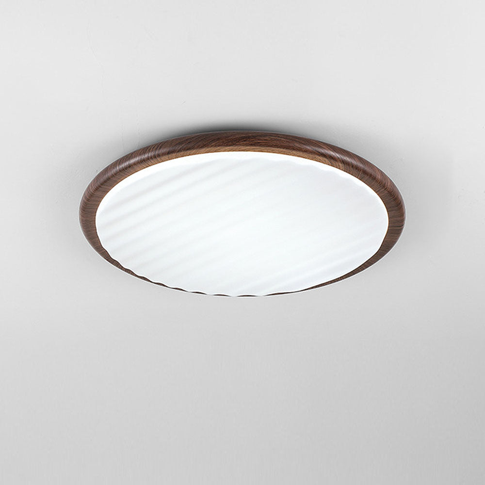 Wooden Wrinkles LED Ceiling Light – Natural Elegance with Modern Technology