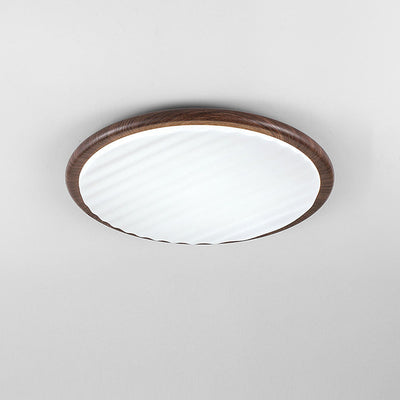 Wooden Wrinkles LED Ceiling Light – Natural Elegance with Modern Technology