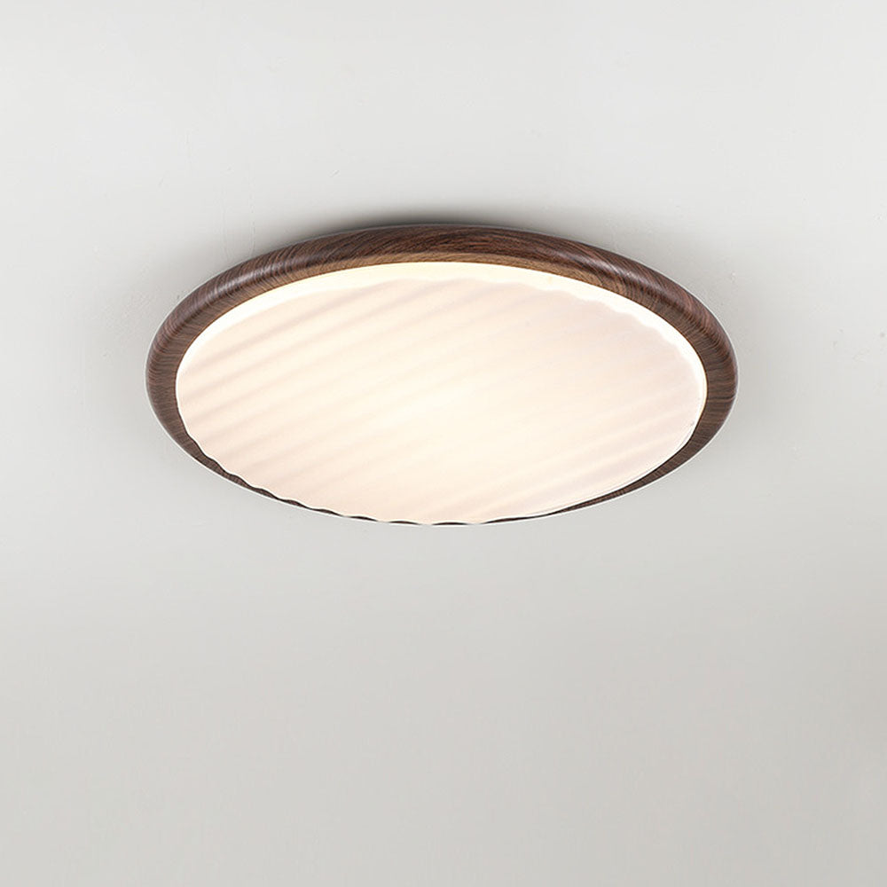 Wooden Wrinkles LED Ceiling Light – Natural Elegance with Modern Technology