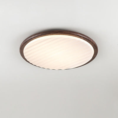 Wooden Wrinkles LED Ceiling Light – Natural Elegance with Modern Technology