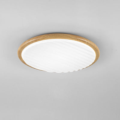Wooden Wrinkles LED Ceiling Light – Natural Elegance with Modern Technology