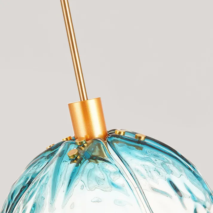 Floral Blossom Pendant Light – Elegant Glass Hanging Lamp for Bedrooms & Living Spaces