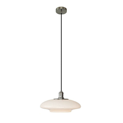 Modern White Glass Pendant Light – Minimalist Elegance for Any Space
