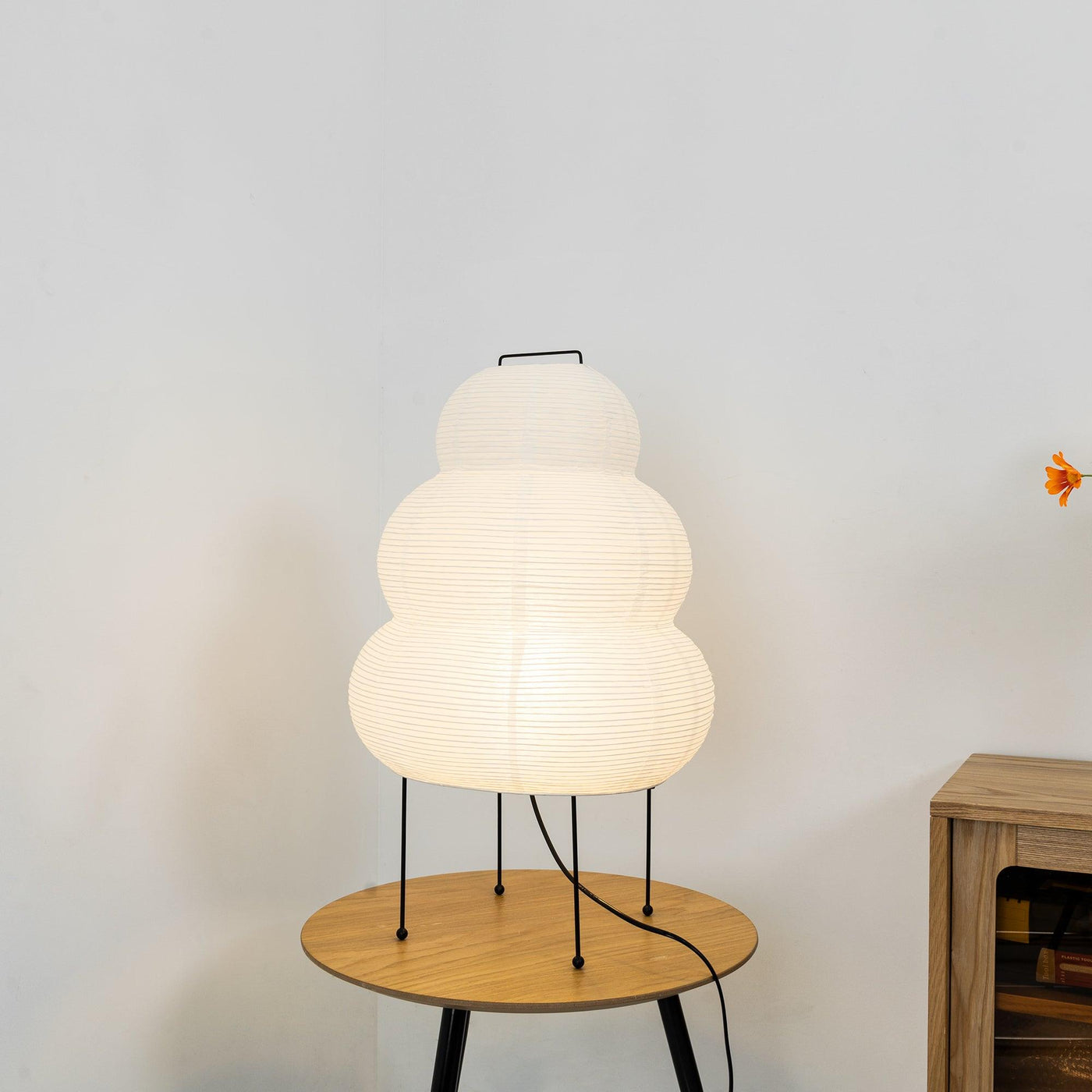 Akari Table Lamp – Japanese-Inspired Soft Glow Paper Light