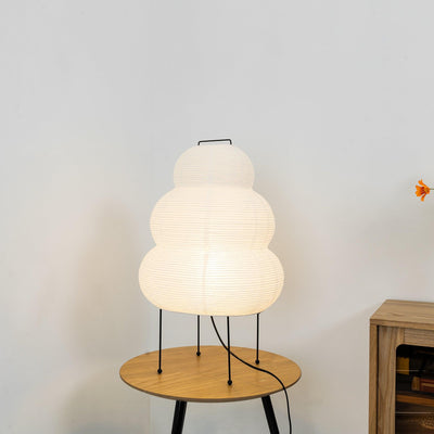 Akari Table Lamp – Japanese-Inspired Soft Glow Paper Light