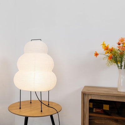Akari Table Lamp – Japanese-Inspired Soft Glow Paper Light