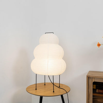 Akari Table Lamp – Japanese-Inspired Soft Glow Paper Light