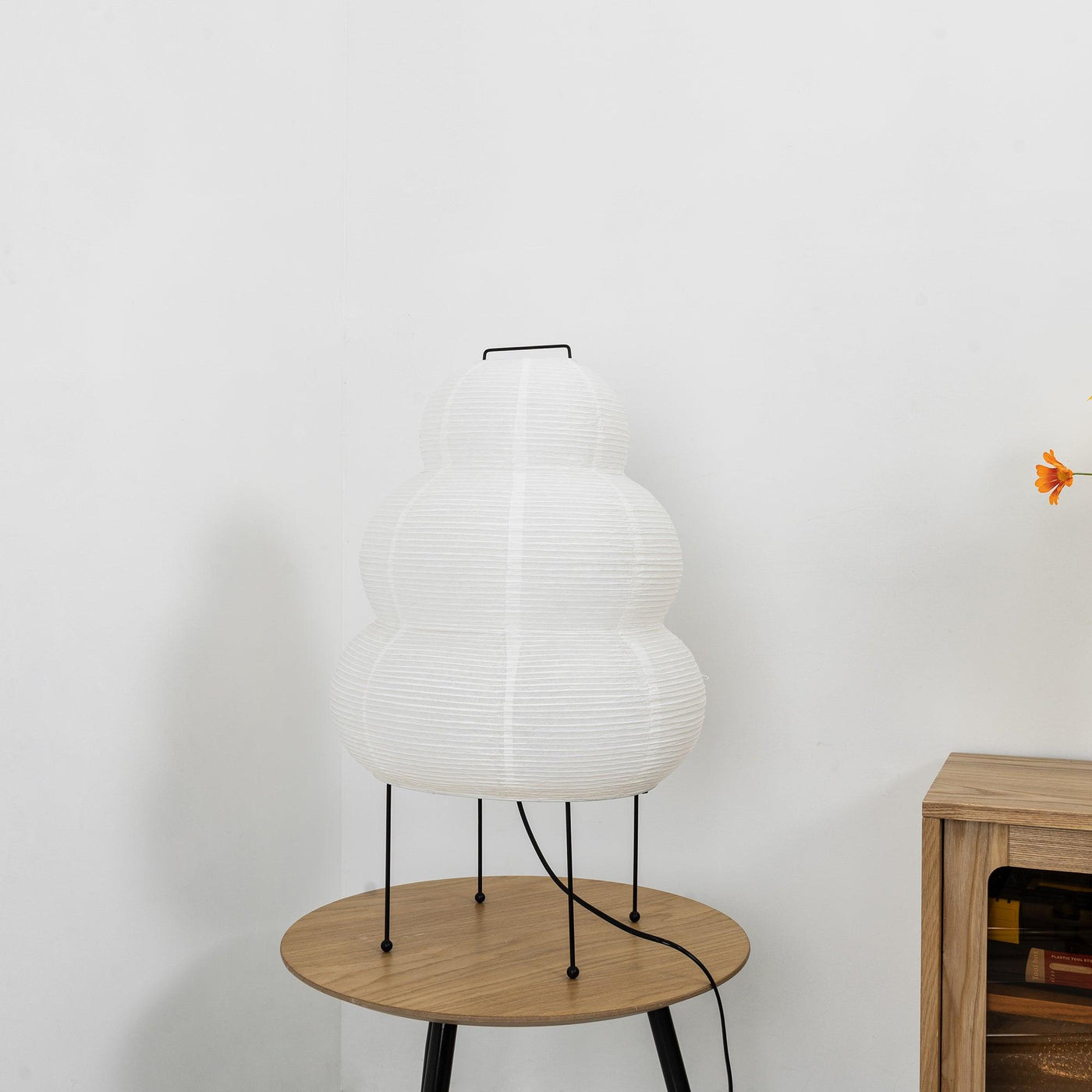 Akari Table Lamp – Japanese-Inspired Soft Glow Paper Light
