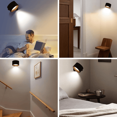 Luma360 - Wireless Rotating Wall Lamp for Total Lighting Freedom