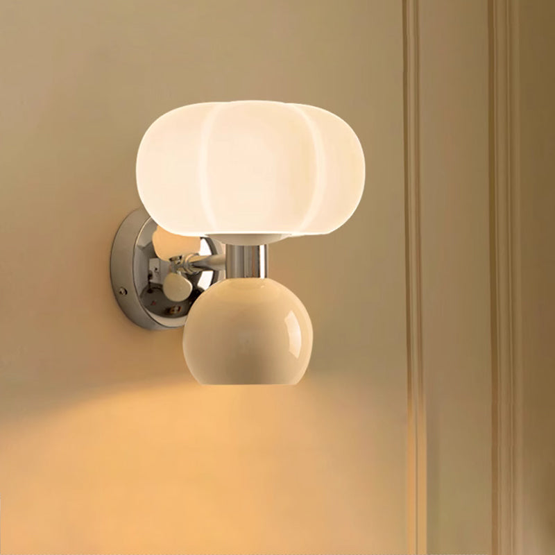 Modern LED Wall Lamp – Elegant Cream Finish for Soft Ambient Lighting