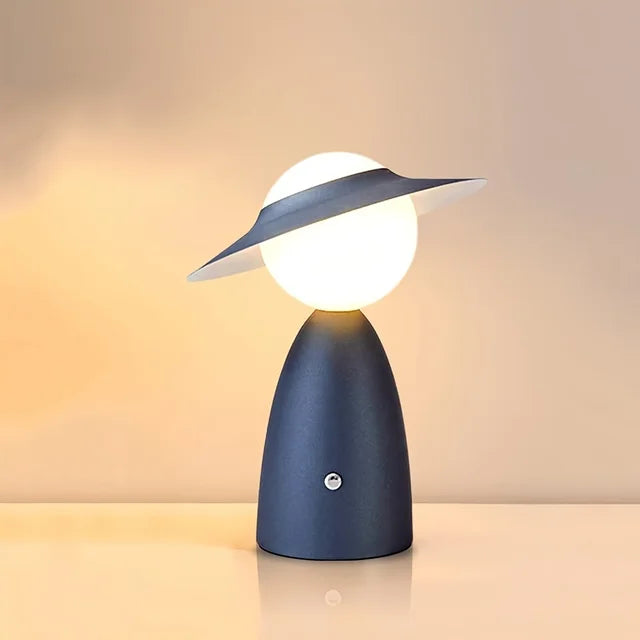 TouchBright Wireless Charging Lamp – Modern LED Light with Built-in Charger