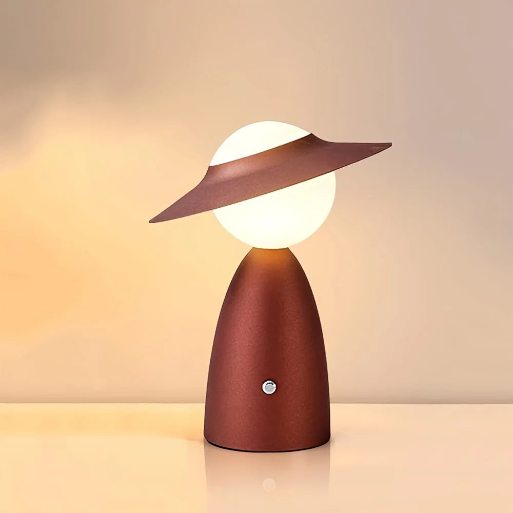 TouchBright Wireless Charging Lamp – Modern LED Light with Built-in Charger