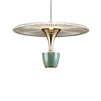 Modern LED Disc Pendant Light – Sleek & Elegant Statement Piece