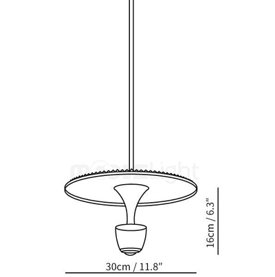 Modern LED Disc Pendant Light – Sleek & Elegant Statement Piece