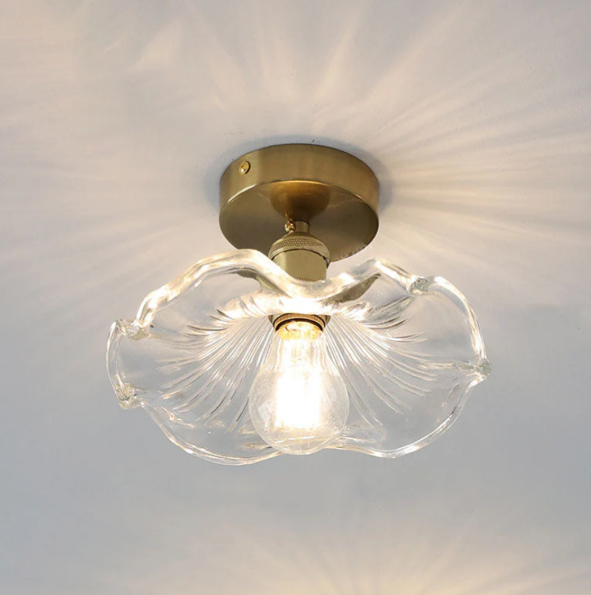 Hibiscus Glow Ceiling Light – Elegant Floral Design for a Warm Ambiance