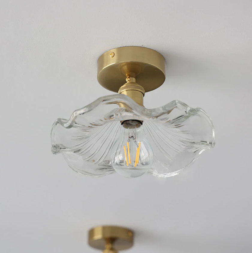 Hibiscus Glow Ceiling Light – Elegant Floral Design for a Warm Ambiance