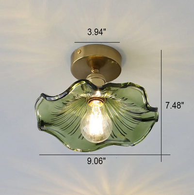 Hibiscus Glow Ceiling Light – Elegant Floral Design for a Warm Ambiance