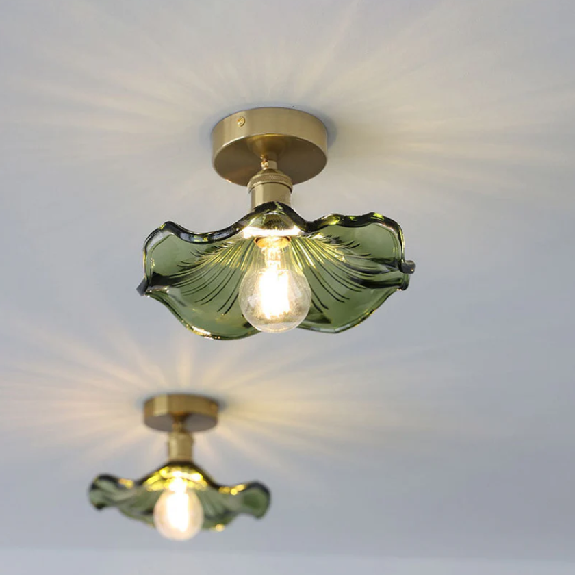 Hibiscus Glow Ceiling Light – Elegant Floral Design for a Warm Ambiance