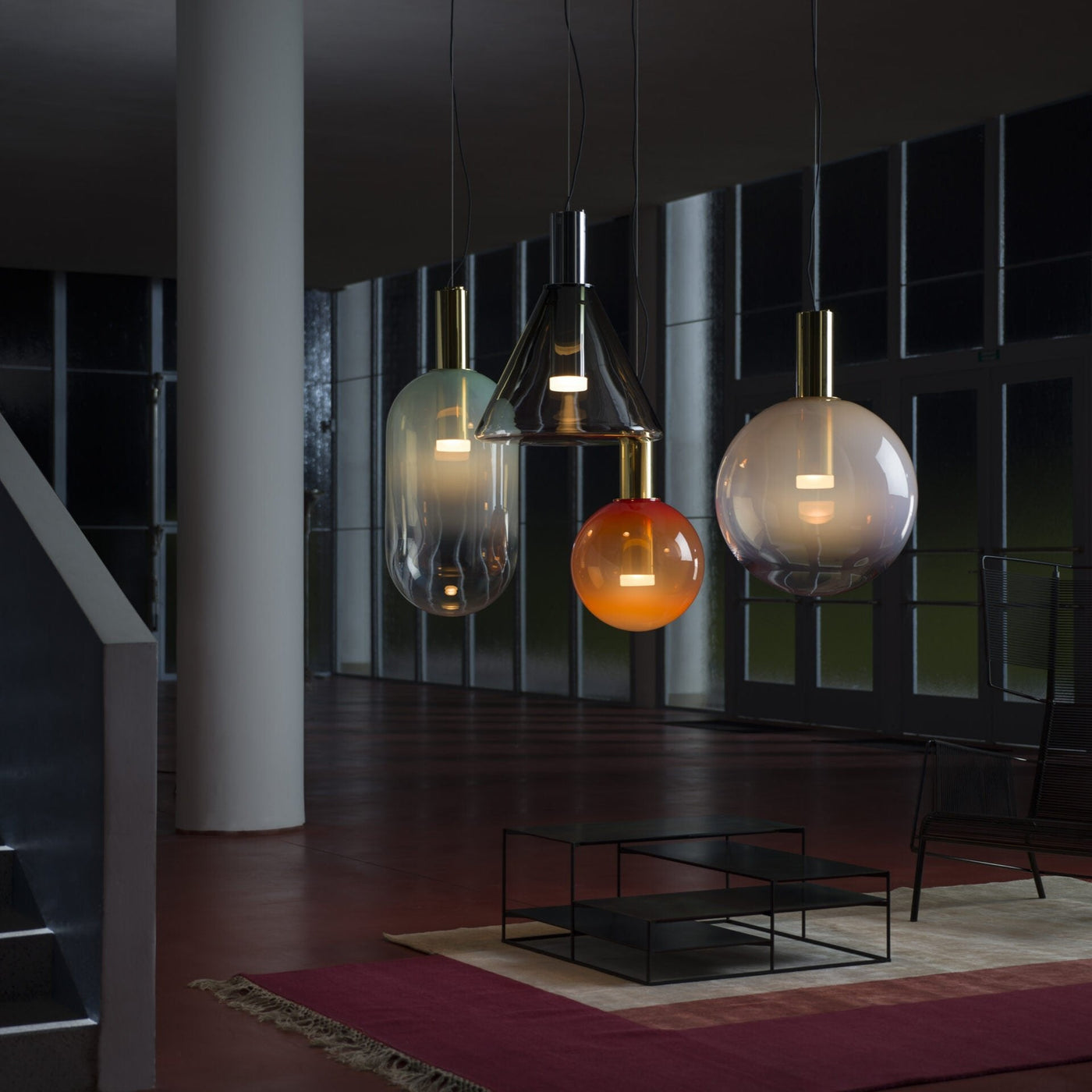 Isabel Collection Pendant Light – Elegant Glass & Metal Hanging Lamp