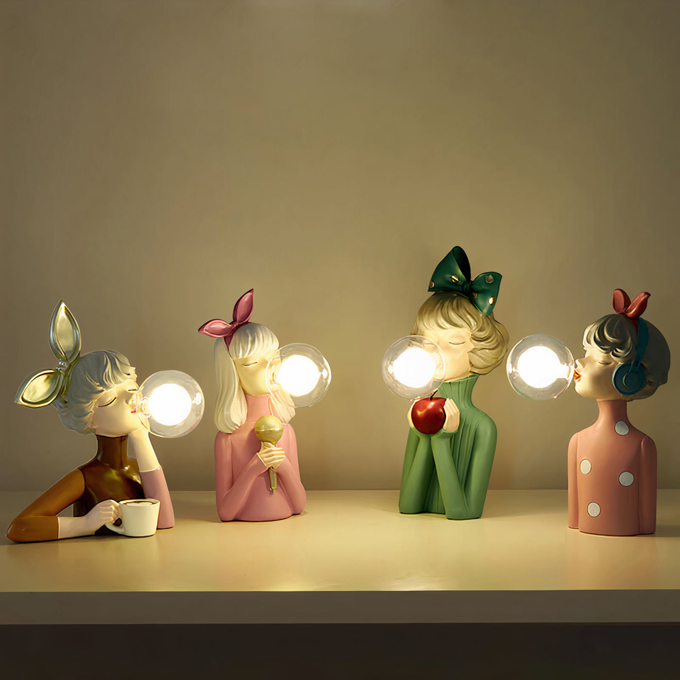 Artisan Sisters Table Lamp – Handcrafted Elegance for Your Home