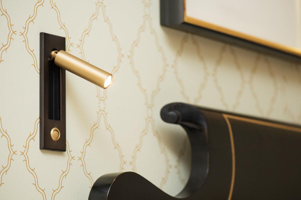 Embedded Bedside Sconce – Minimalist LED Wall Light for a Sleek & Modern Look