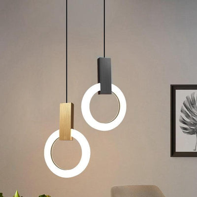 Nordic Ring LED Pendant Light – Minimalist Elegance for Modern Interiors