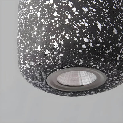 Ferro Industrial Pendant Light – Minimalist Concrete & Glass Hanging Lamp