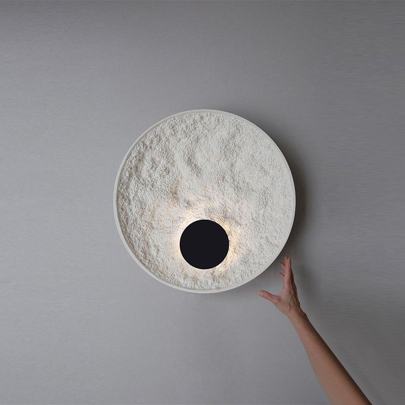 Round Moon Globe Wall Light – Contemporary Elegance with Soft LED Glow