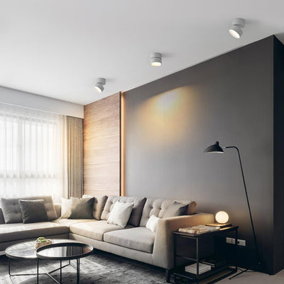Favilla Surface Ceiling Lamp – Adjustable LED Spotlight for Elegant Interiors