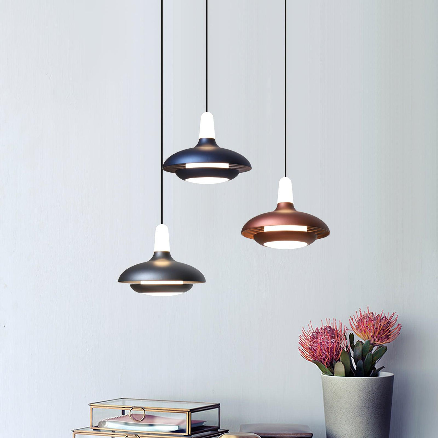 Fiji LED Pendant Light – Modern Tropical-Inspired Hanging Lamp (3000K-6000K)