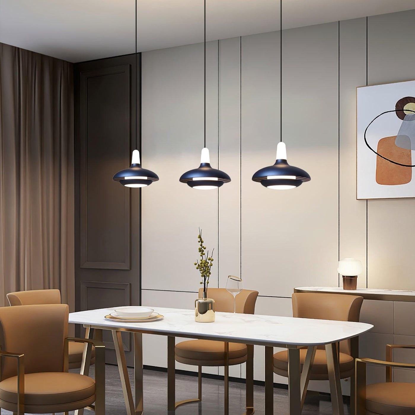 Fiji LED Pendant Light – Modern Tropical-Inspired Hanging Lamp (3000K-6000K)