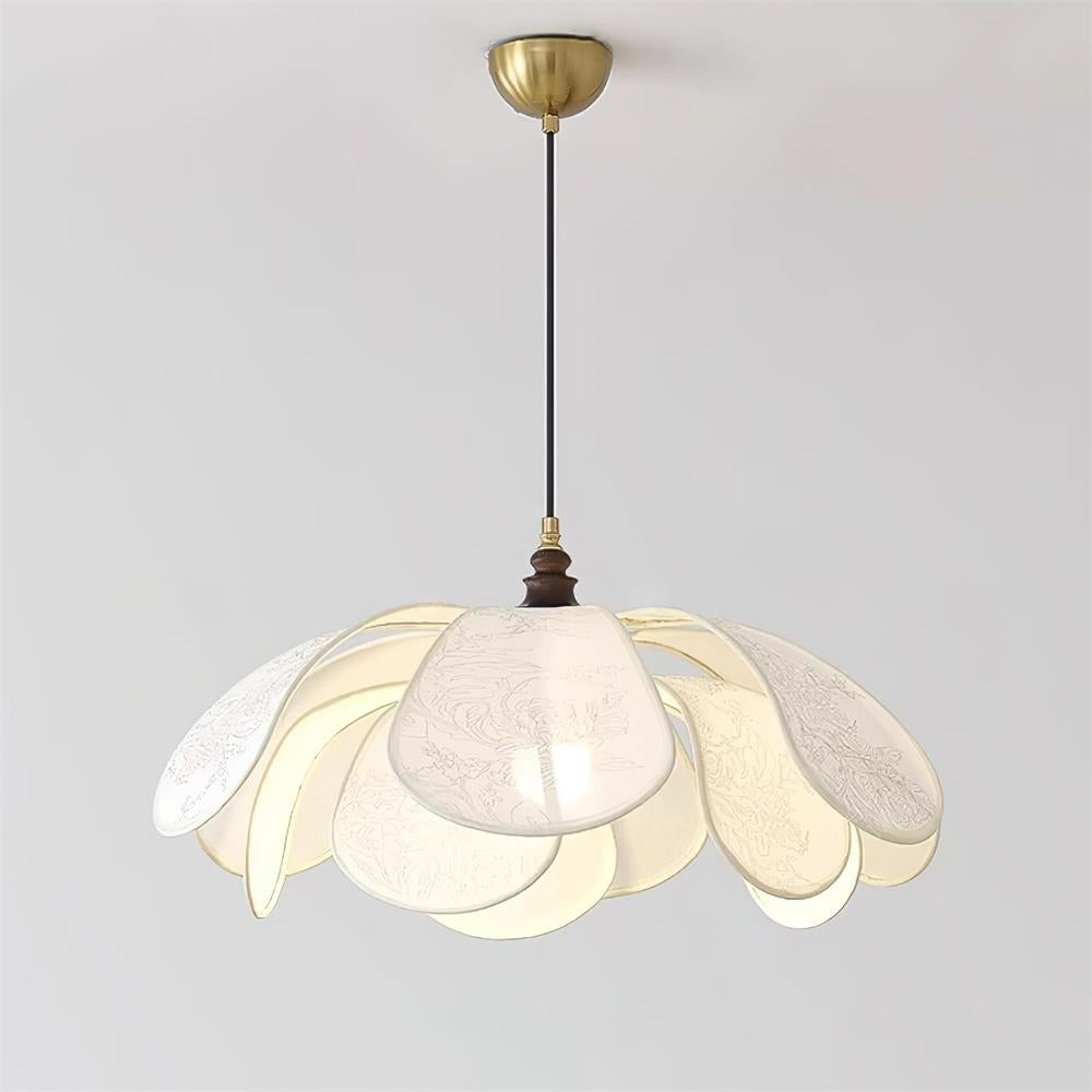 Florina Pendant Light – Elegant Floral-Inspired Hanging Lamp (E26/E27)
