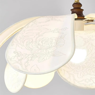 Florina Pendant Light – Elegant Floral-Inspired Hanging Lamp (E26/E27)