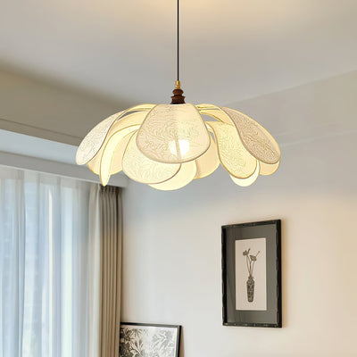Florina Pendant Light – Elegant Floral-Inspired Hanging Lamp (E26/E27)