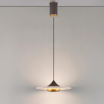 Flying Saucer Marble Pendant Light – Elegant LED Hanging Lamp (3000K-6000K)