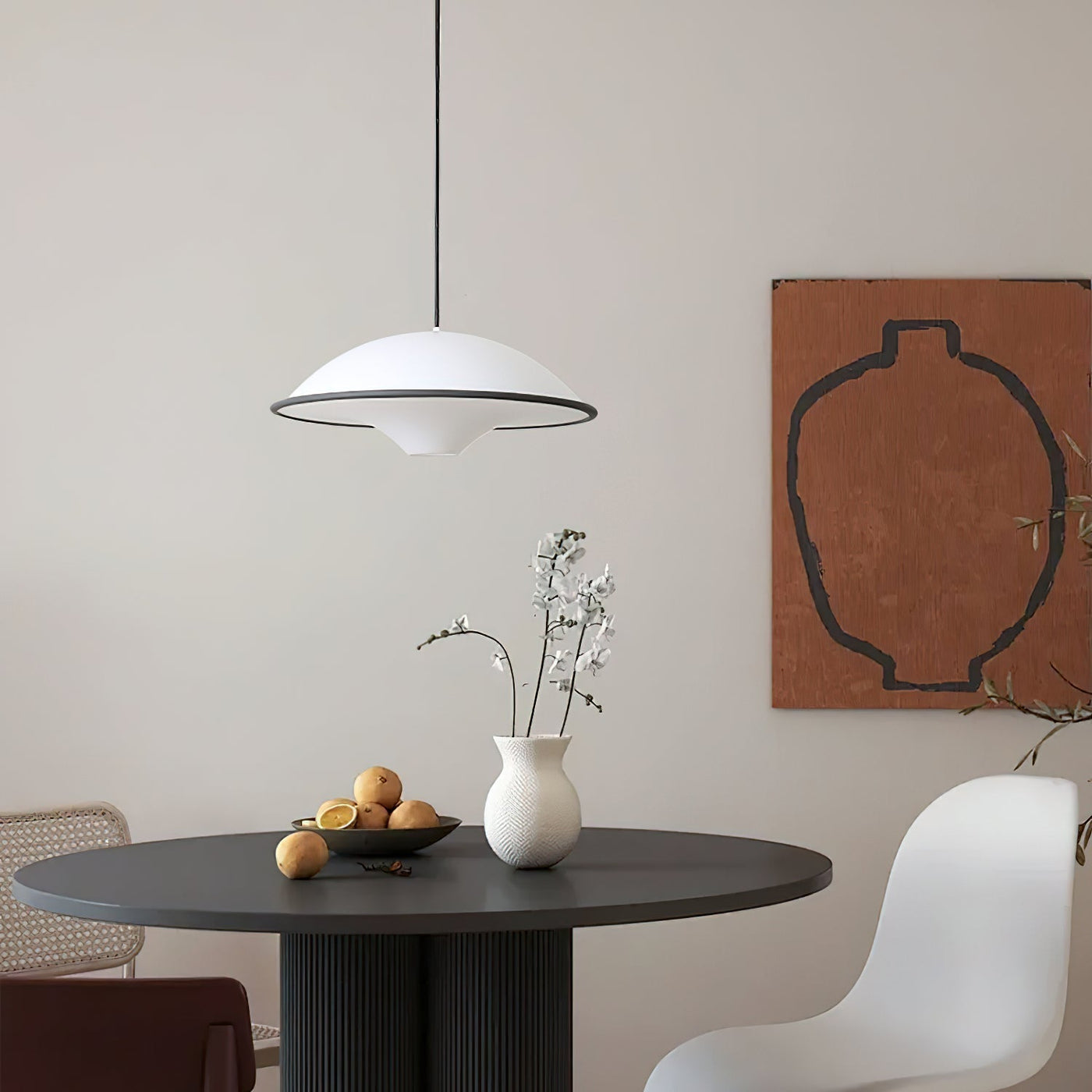 Fontana UFO Pendant Light – Modern Minimalist LED Hanging Lamp (E26/E27)