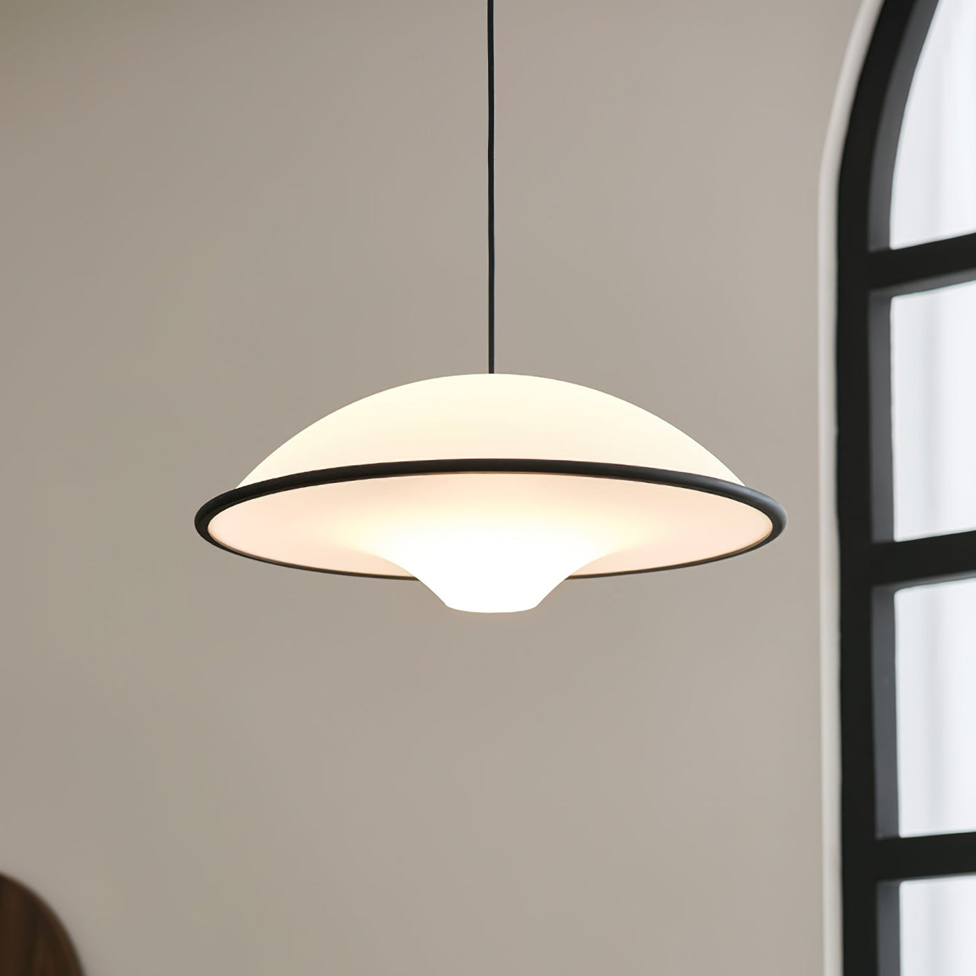 Fontana UFO Pendant Light – Modern Minimalist LED Hanging Lamp (E26/E27)