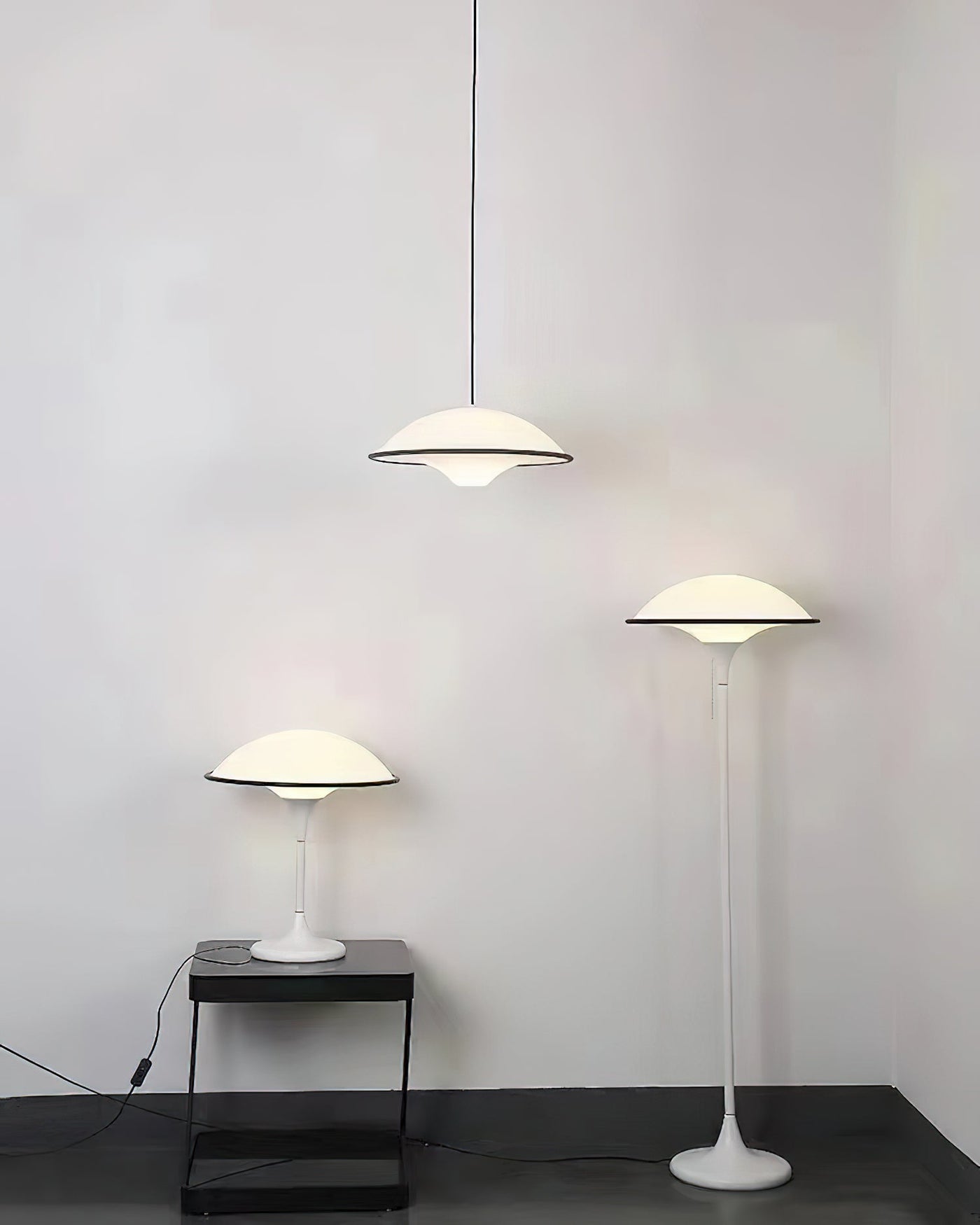 Fontana Table Lamp – Retro Modern LED Desk Light with Dome Shade (E26/E27, 40W)