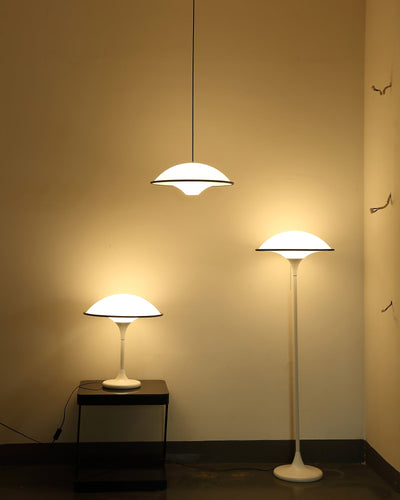 Fontana Table Lamp – Retro Modern LED Desk Light with Dome Shade (E26/E27, 40W)