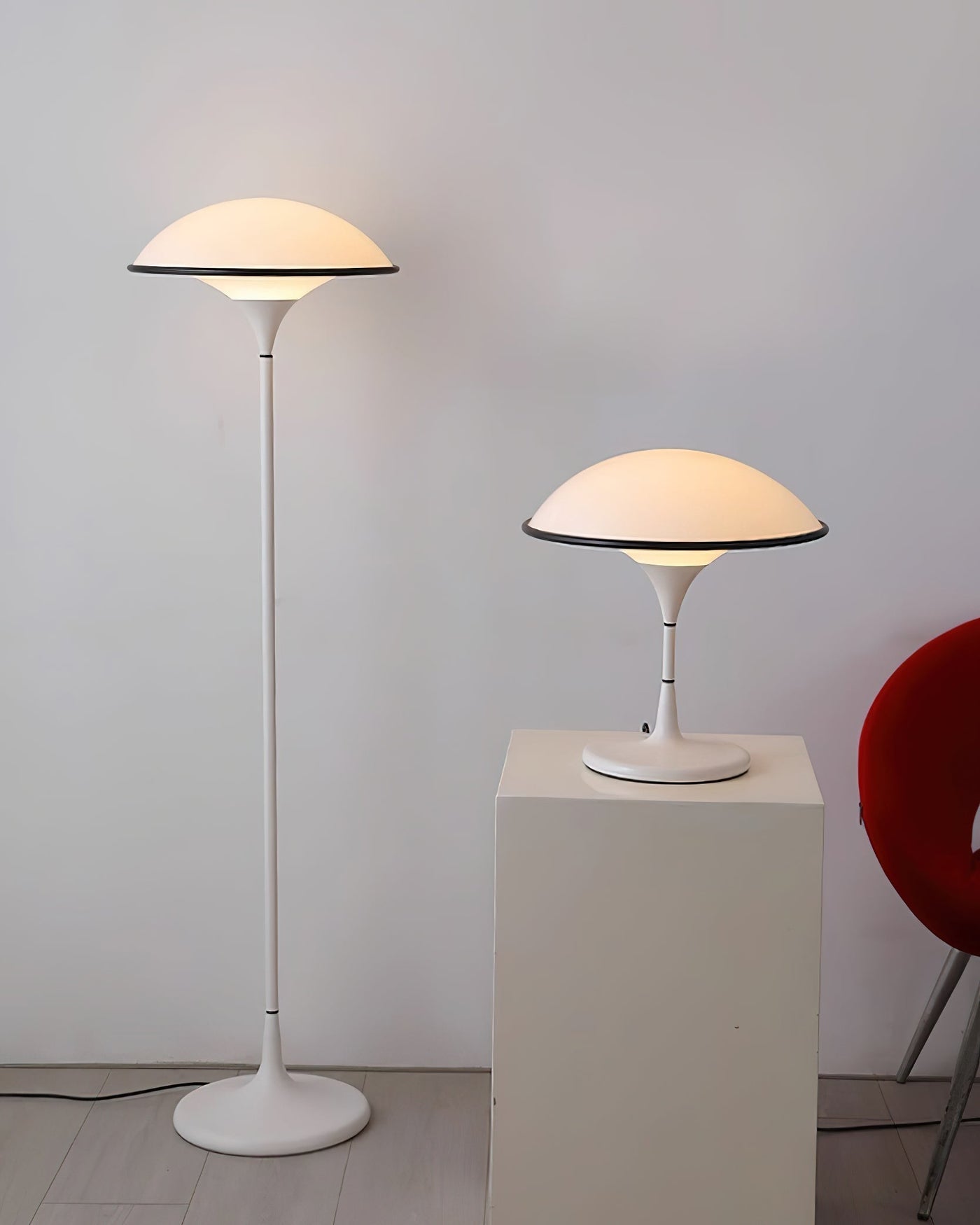Fontana Table Lamp – Retro Modern LED Desk Light with Dome Shade (E26/E27, 40W)