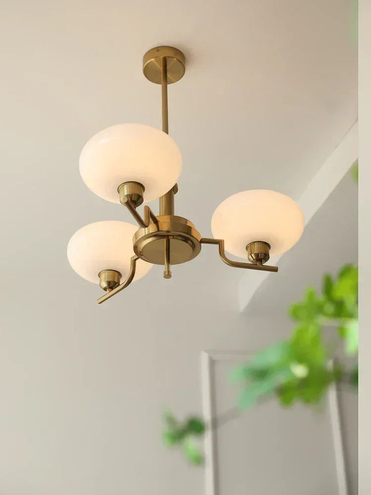 Bauhaus Medieval Ceiling Lamp – Retro Nordic LED Chandelier