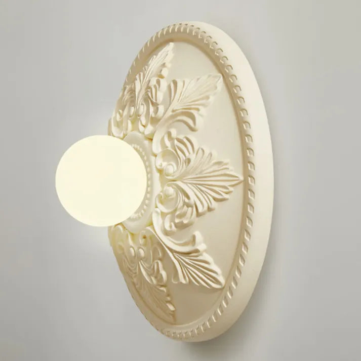 Modern Resin Wall Light – Elegant Coffee-Toned Contemporary Design