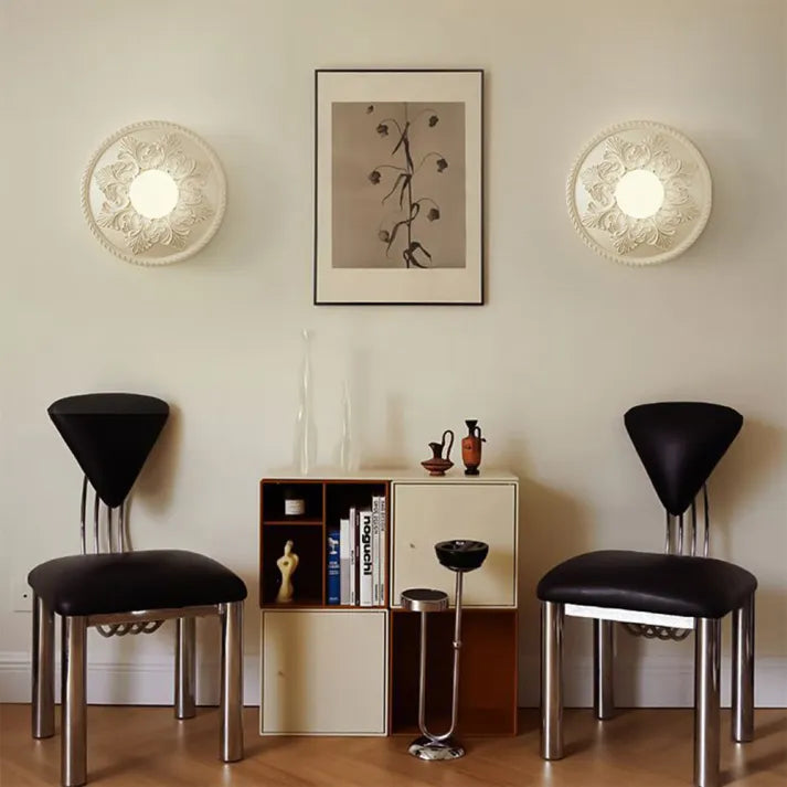 Modern Resin Wall Light – Elegant Coffee-Toned Contemporary Design