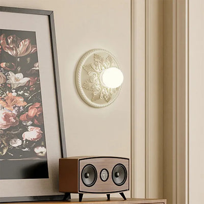 Modern Resin Wall Light – Elegant Coffee-Toned Contemporary Design