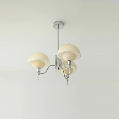 French Bubble Cream Chandelier – Elegant Glass & Crystal Pendant Light