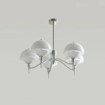 French Bubble Cream Chandelier – Elegant Glass & Crystal Pendant Light