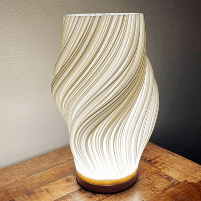 3D Crème Française Desk Lamp – Adjustable Lighting for Any Mood