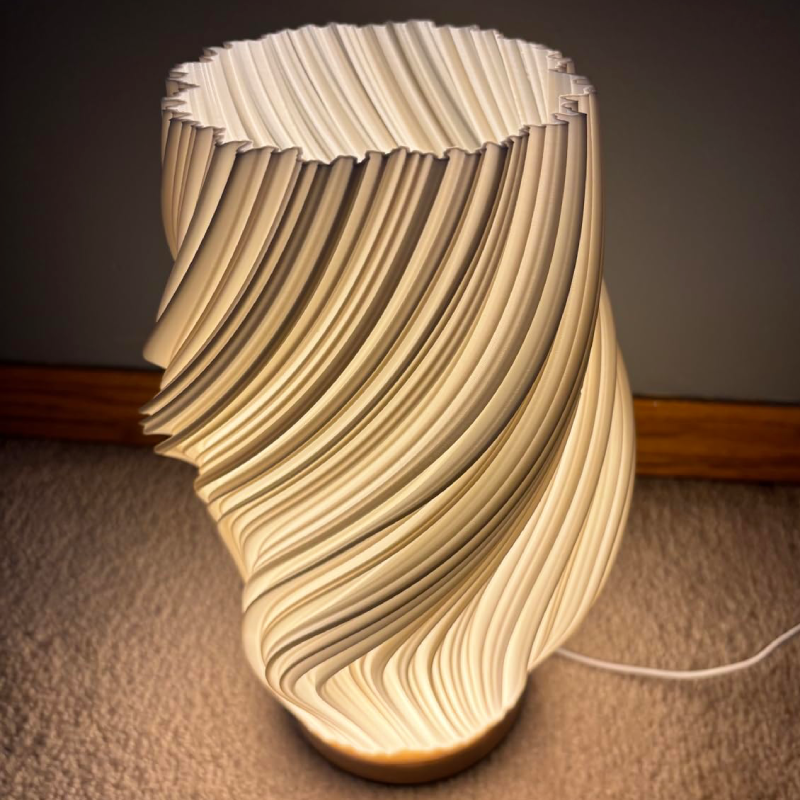 3D Crème Française Desk Lamp – Adjustable Lighting for Any Mood