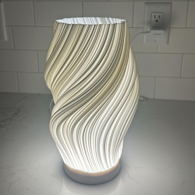 3D Crème Française Desk Lamp – Adjustable Lighting for Any Mood