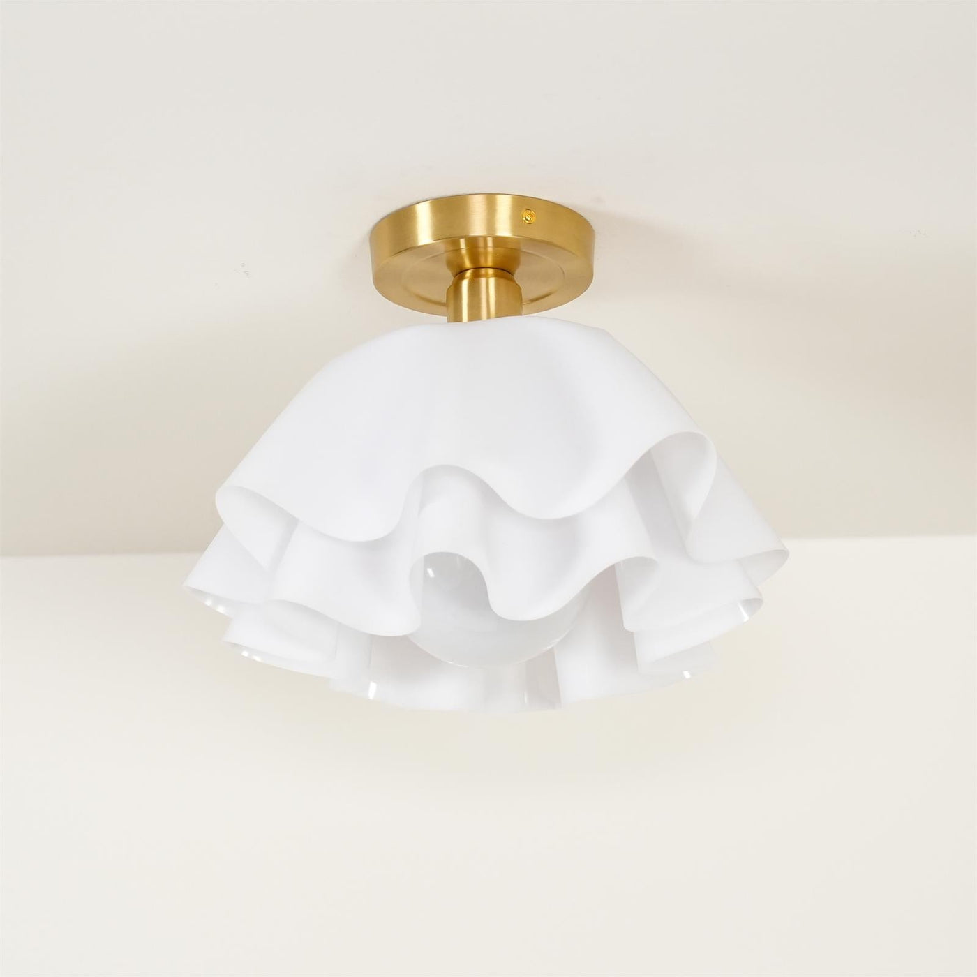 Gailon Ceiling Light – Elegant Folded Copper LED Fixture (E27, Modern Design)
